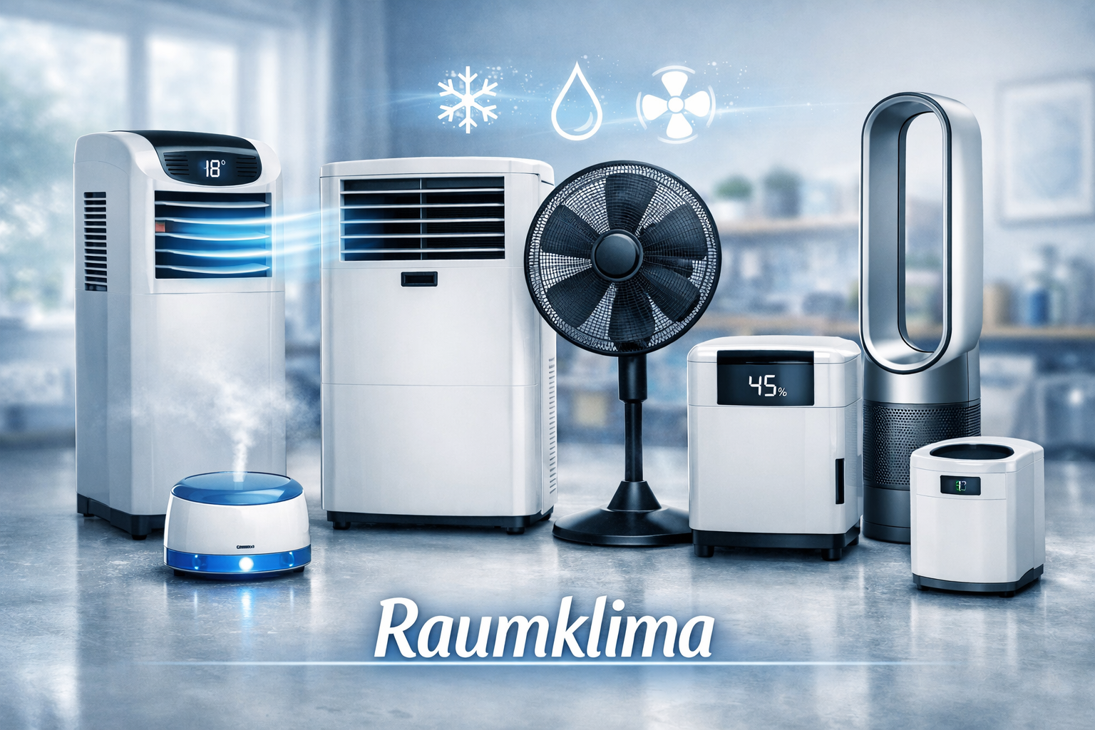 Ventilatoren und Klimageräte